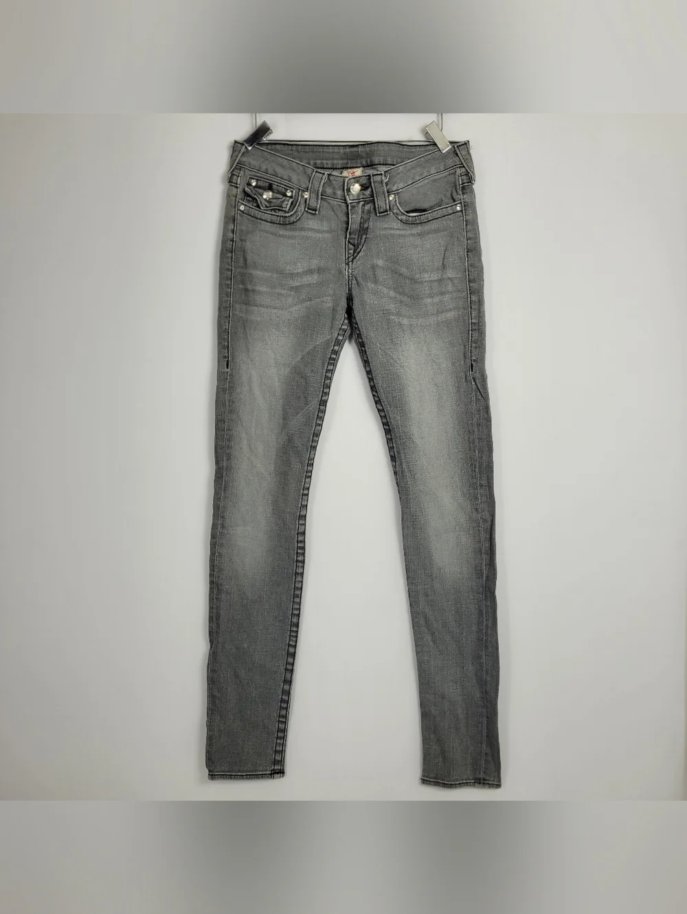 True Religion Jeans Gray Skinny Leg Size 29